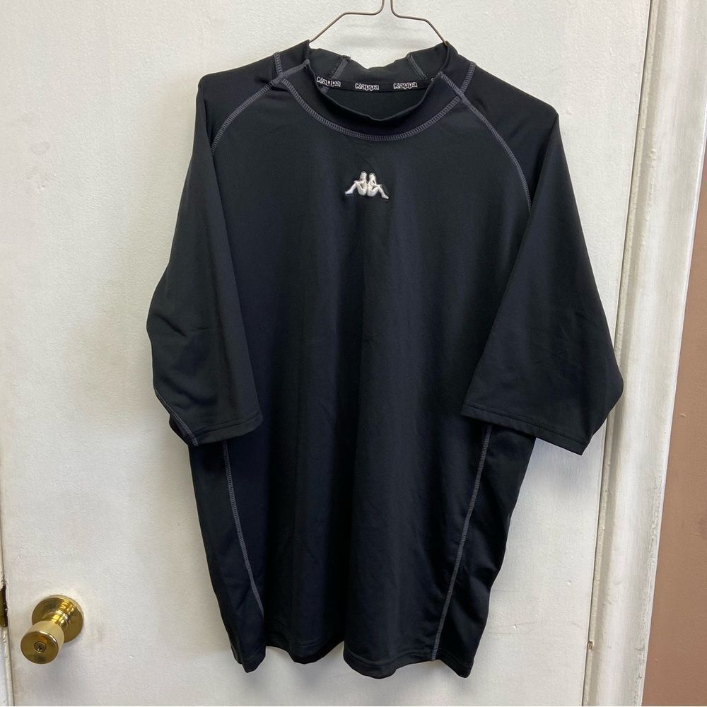 Kappa Black Athletic Shirt size Large